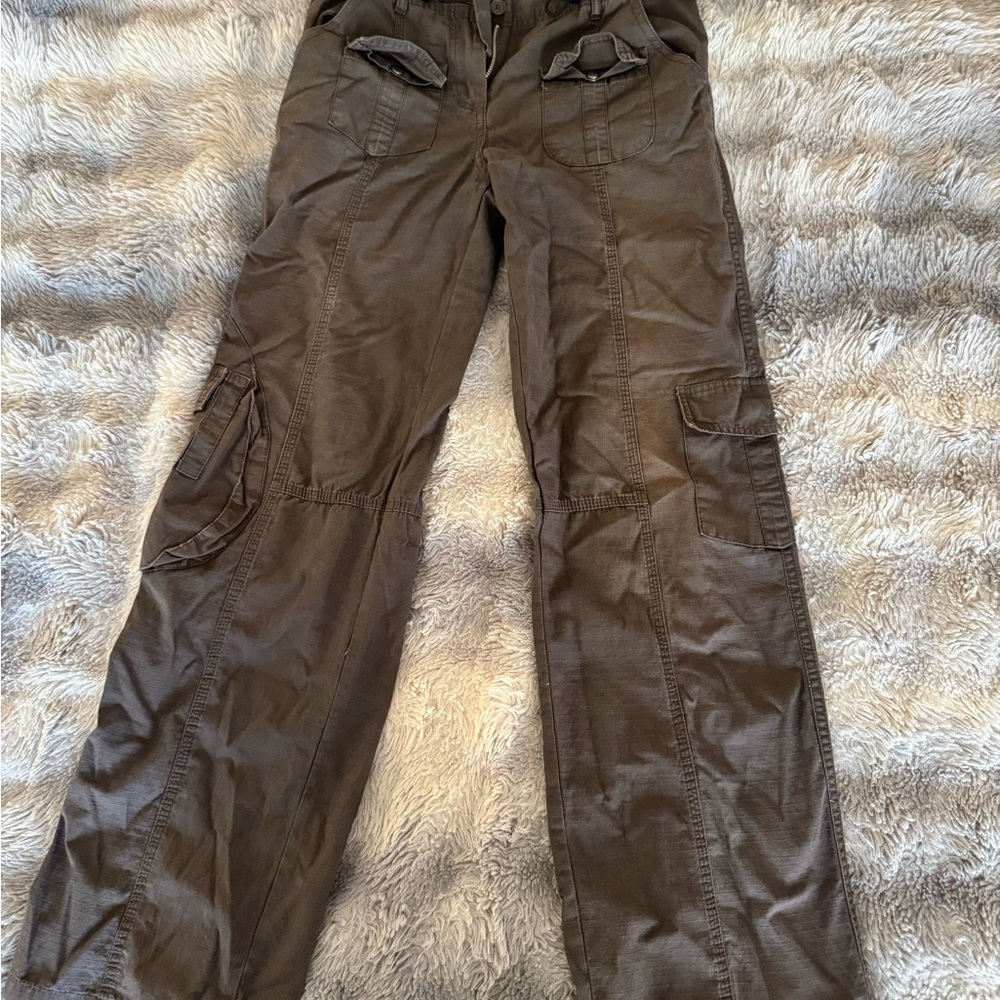 Brandy Melville Gray Textured Pants